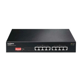 Edimax GS-1008P V2 network switch Gigabit Ethernet (10/100/1000) Power over Ethernet (PoE) Black